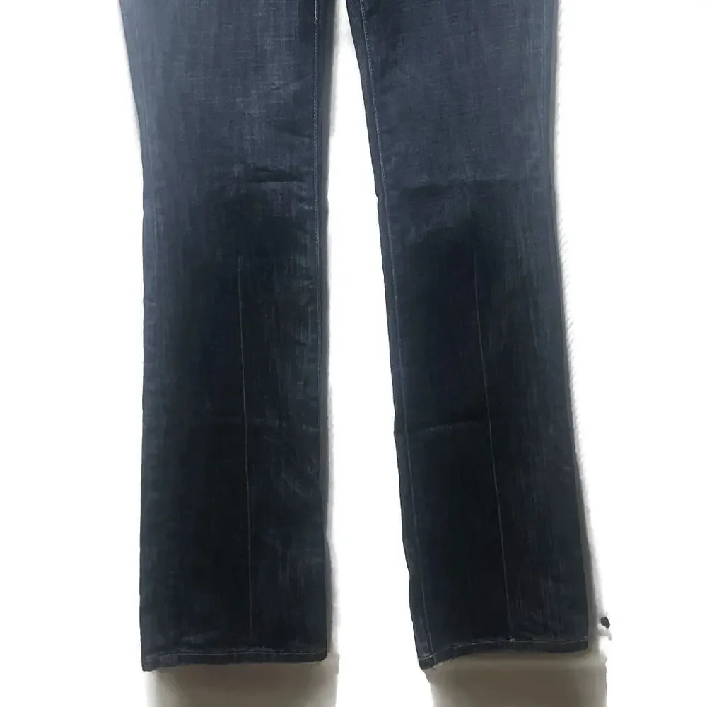 Marciano Bootcut Jeans Size 26 (4) Dark Wash Gold Embellishments - Picture 5 of 10